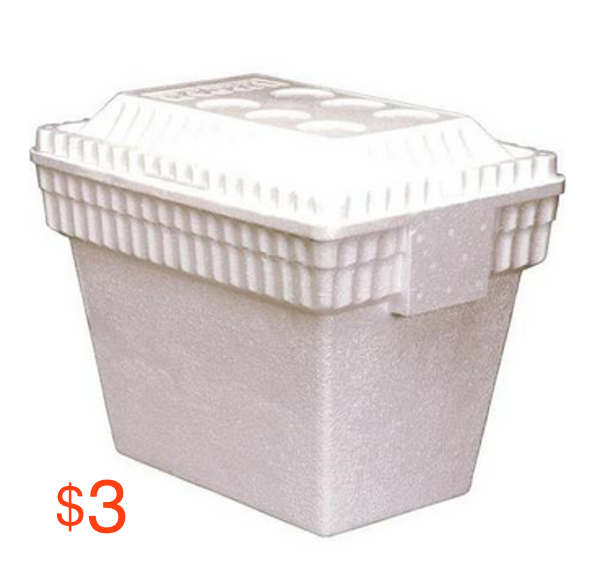 Alternatively, if your hotel room doesn't have a fridge, make one.