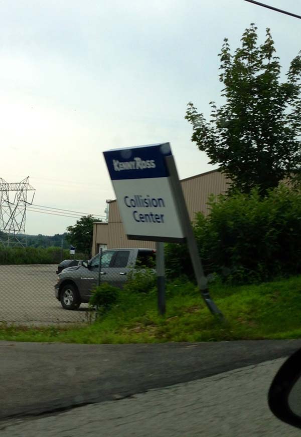 3.) Ironic sign