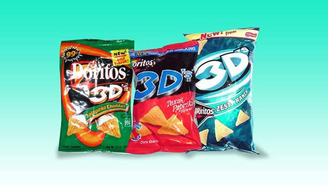 6.) 3D Doritos.