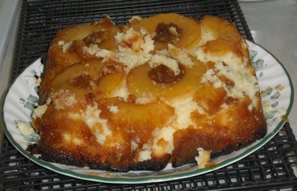 16.) Pineapple upside-down-and-exploded cake! Yum!