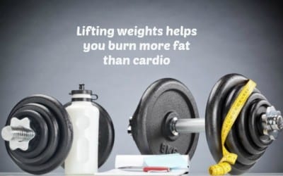 Lifting weights helps you burn more fat than cardio
